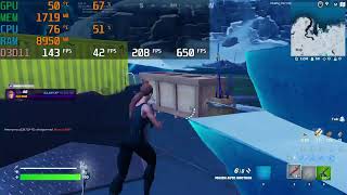 Fortnite Performance Mode settings  1080p  Ryzen 5 5500 and RX 6500 XT [upl. by Anhpad]