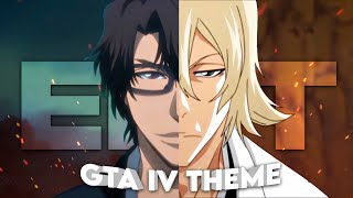 Aizen x Urahara  GTA IV Theme Edit [upl. by Leirej]