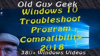 Windows 10  No Compatibility Tab The 2018 Fix [upl. by Annahsed648]